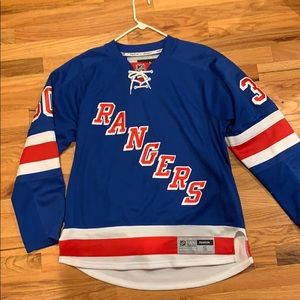 Rangers Lundqvist 30 Jersey by Reebok